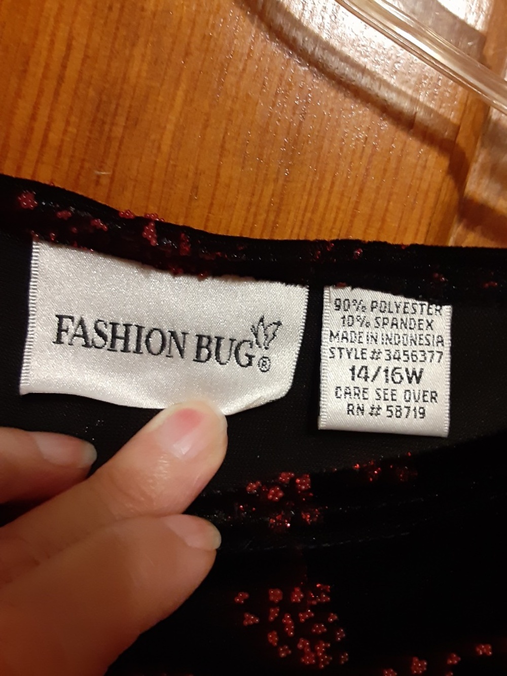Fashion Bug Formal Velvet Maxi Skirt & Sparkly Top Set - Picture 6 of 8